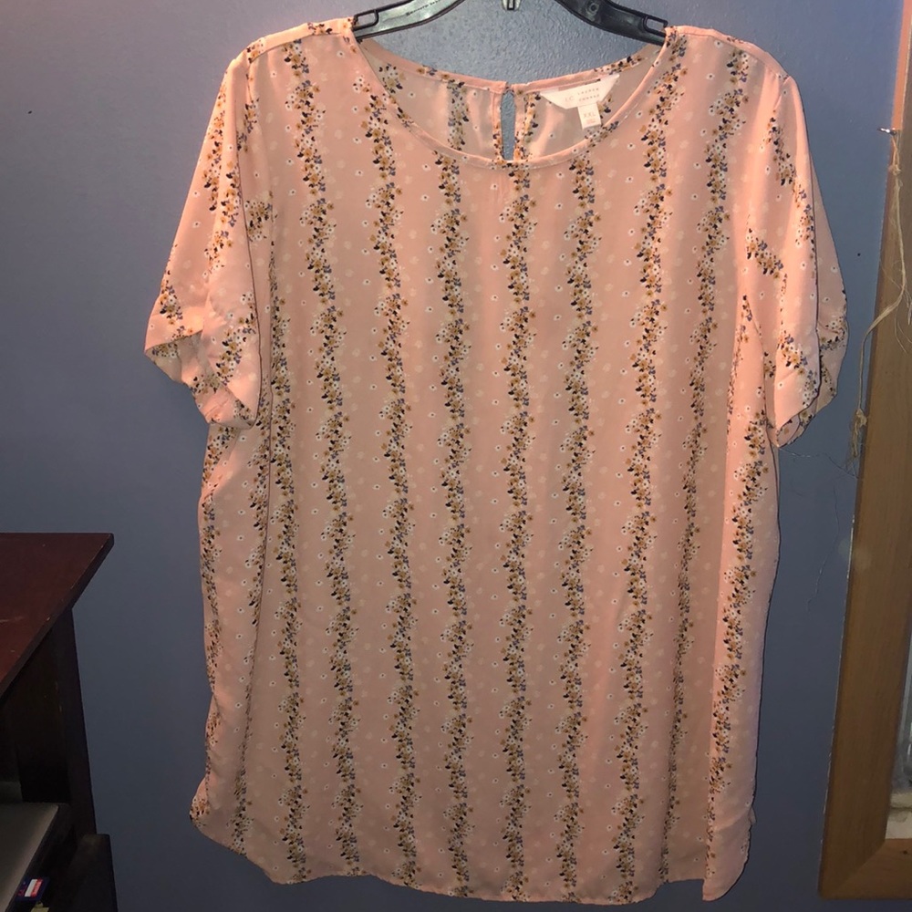 Tunic short sleeve blouse